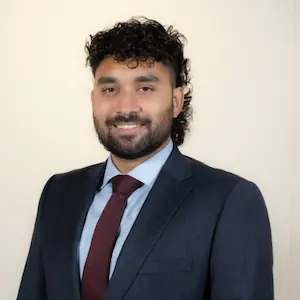 A headshot of Shamil Rasheed, a Patent Attorney at Panoramix IP.