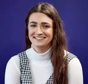 A headshot of Amelia Hanson, Trainee IP lawyer at Panoramix IP.