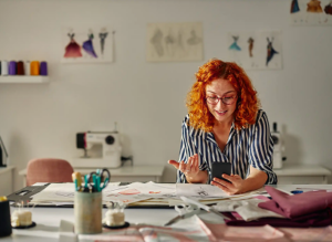 Female fashion entrepreneur
