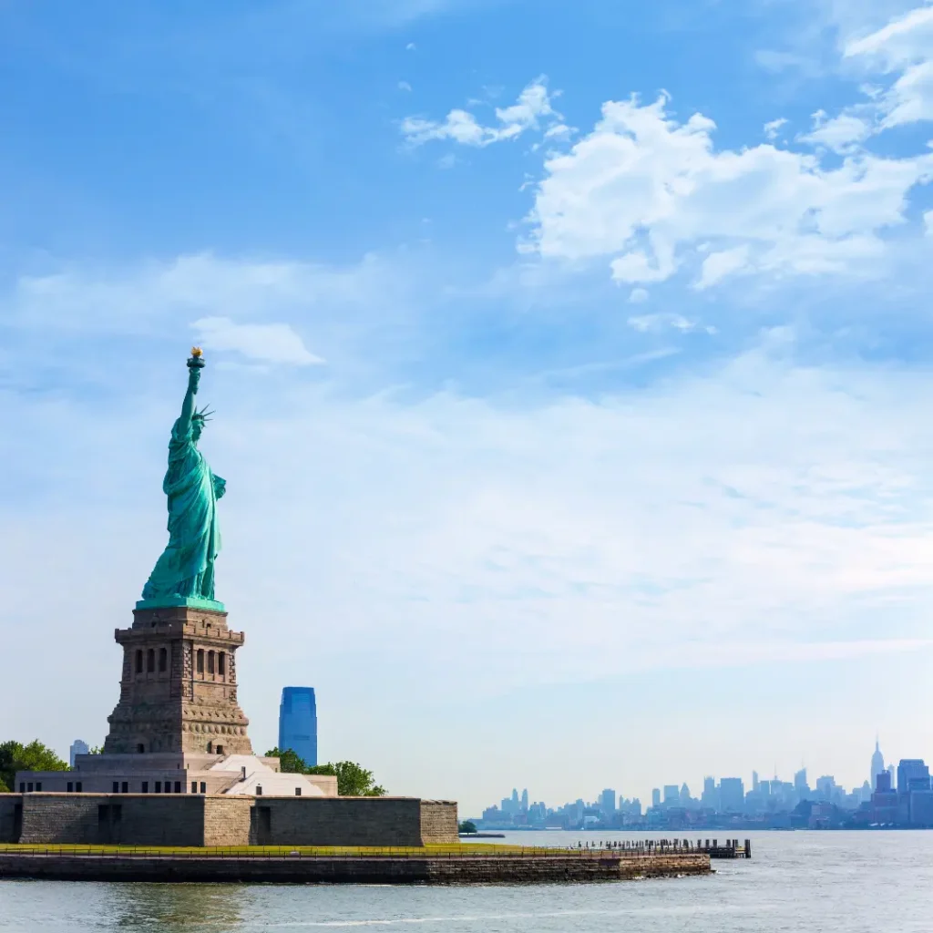 the Statue Of Liberty in New York