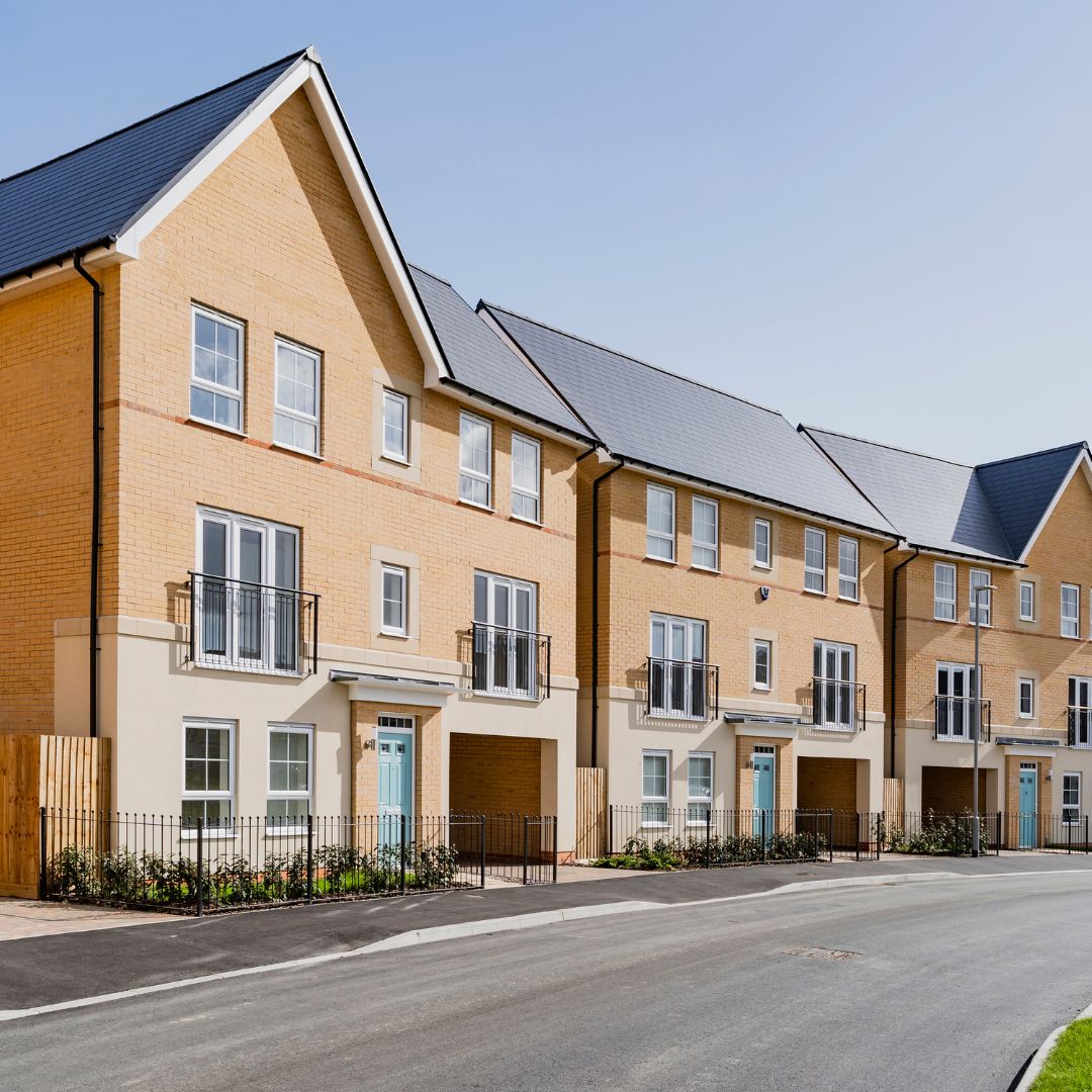 A row of houses