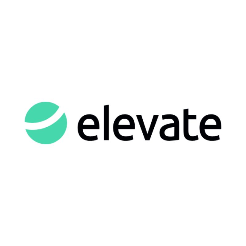 Elevate logo with white background